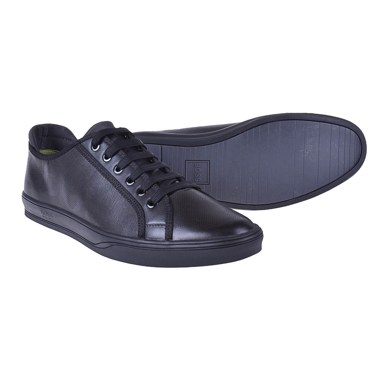 Bekentenis Ongeëvenaard auteursrechten Hugo Boss Attitude Tenn Lux Men's Shoes (Black)