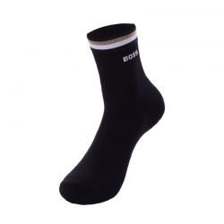 Hugo Boss Rib Iconic Ankle Men's Socks (Black)
