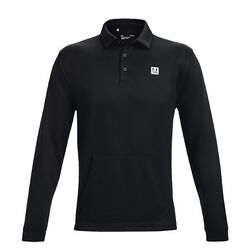 Under Armour Decode The Game Men's Long Sleeve Polo (Black)