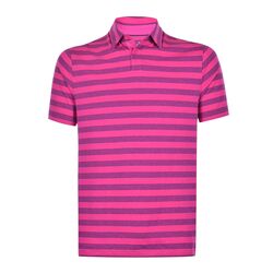 Under Armour Charged Cotton Scramble Stripe Men's Polo (Pink)