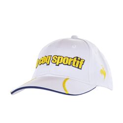 Le Coq Sportif Golf Markers Men's Cap (White/Yellow)