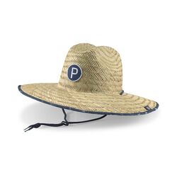 Puma Straw Sunbucket Men's Hat (Bright White/Navy)