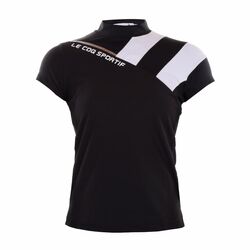 Le Coq Sportif Golf Rijoume Soleil Swarson Women's Shirt (Black)
