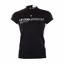Le Coq Sportif Golf Rijoume French Sleeve Women's Shirt (Black)