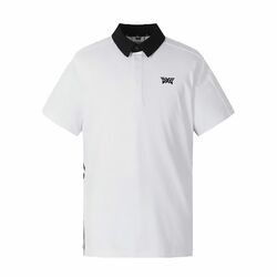PXG Colour Block Men's Polo (White)