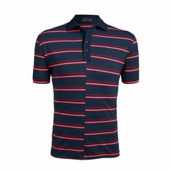 G/FORE Offset Pique Jersey Men's Polo (Twilight)