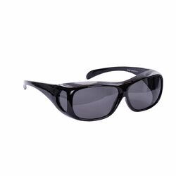 Nickent 588 Shine Black/Smoke Fit On Polarized Sunglasses