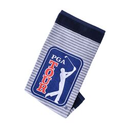 PGA Tour Pinstrie Tour Edge 16"X 25" Towel (Blue/Black)