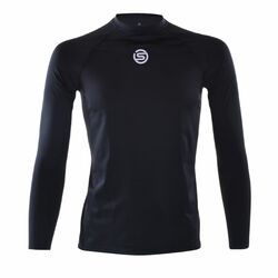 Skins Series-1 Compression Men's Inner Long Sleeve Shirt (Black)