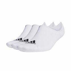 Adidas 3 Pack Lowcut Socks (White)