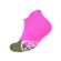 G/FORE Two-Tone Women's Low Socks (Day Glo Pink)