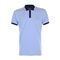 G/FORE Embossed 1/4 Zip Pique Men's Polo (Sky)